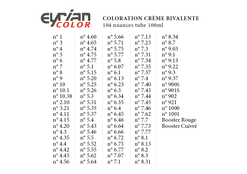 Argania Color nuances