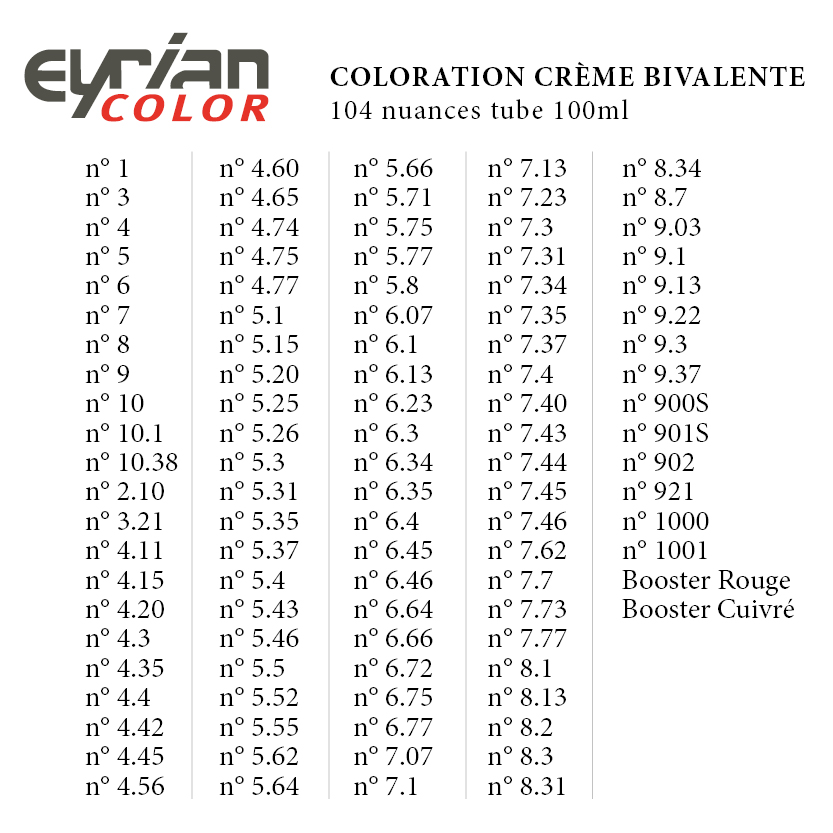 Argania Color nuances